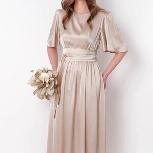 Handmade Silk Bridesmaid/Formal Dress
